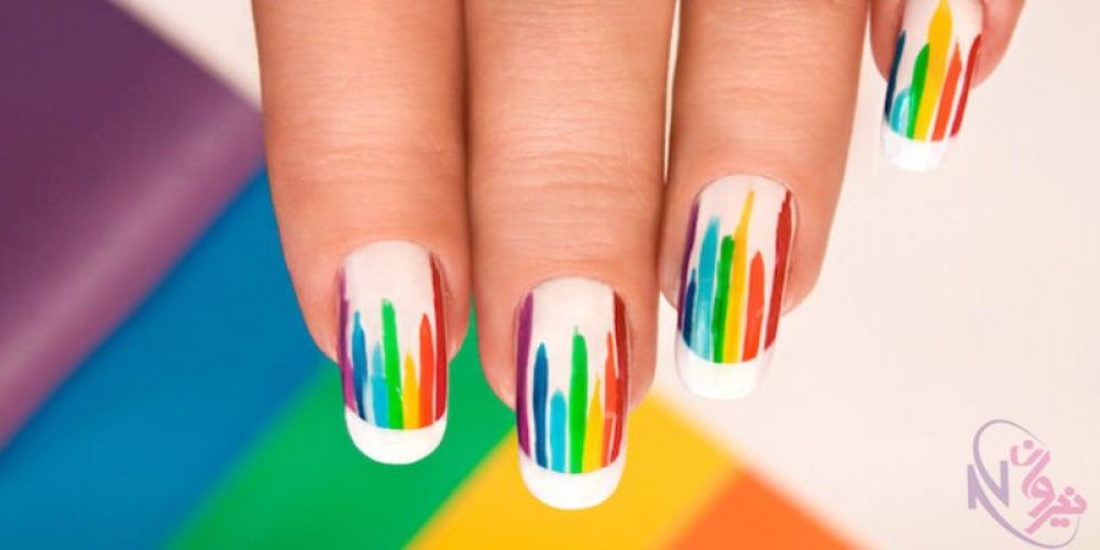 طراحی های ناخن با لاک